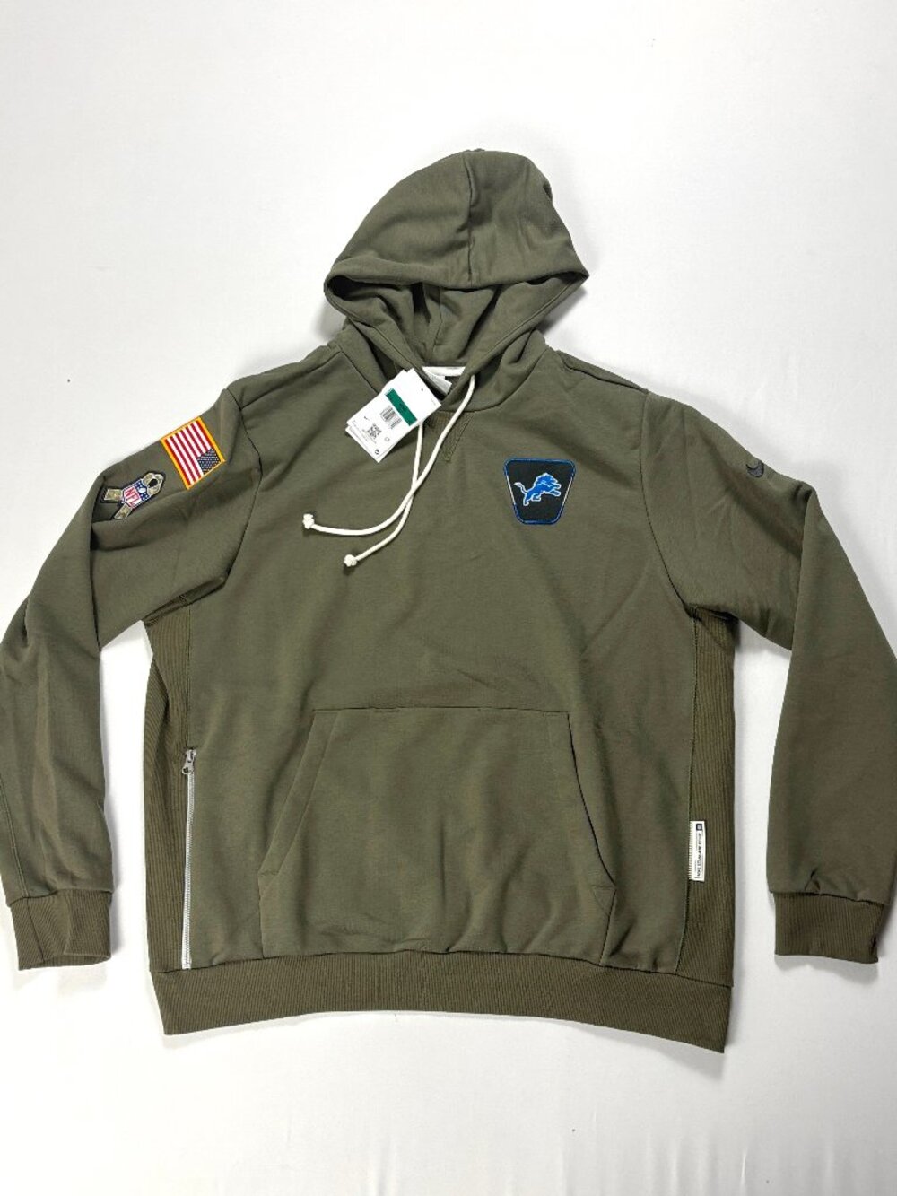 Detroit Lions Nike Mens Salute to Service Hoodie Sweatshirt NWT Sz XL IH7773-222